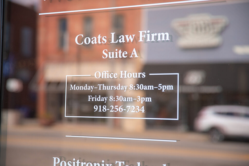 Coats Law estate planning attorney office for probate questions and real estate law